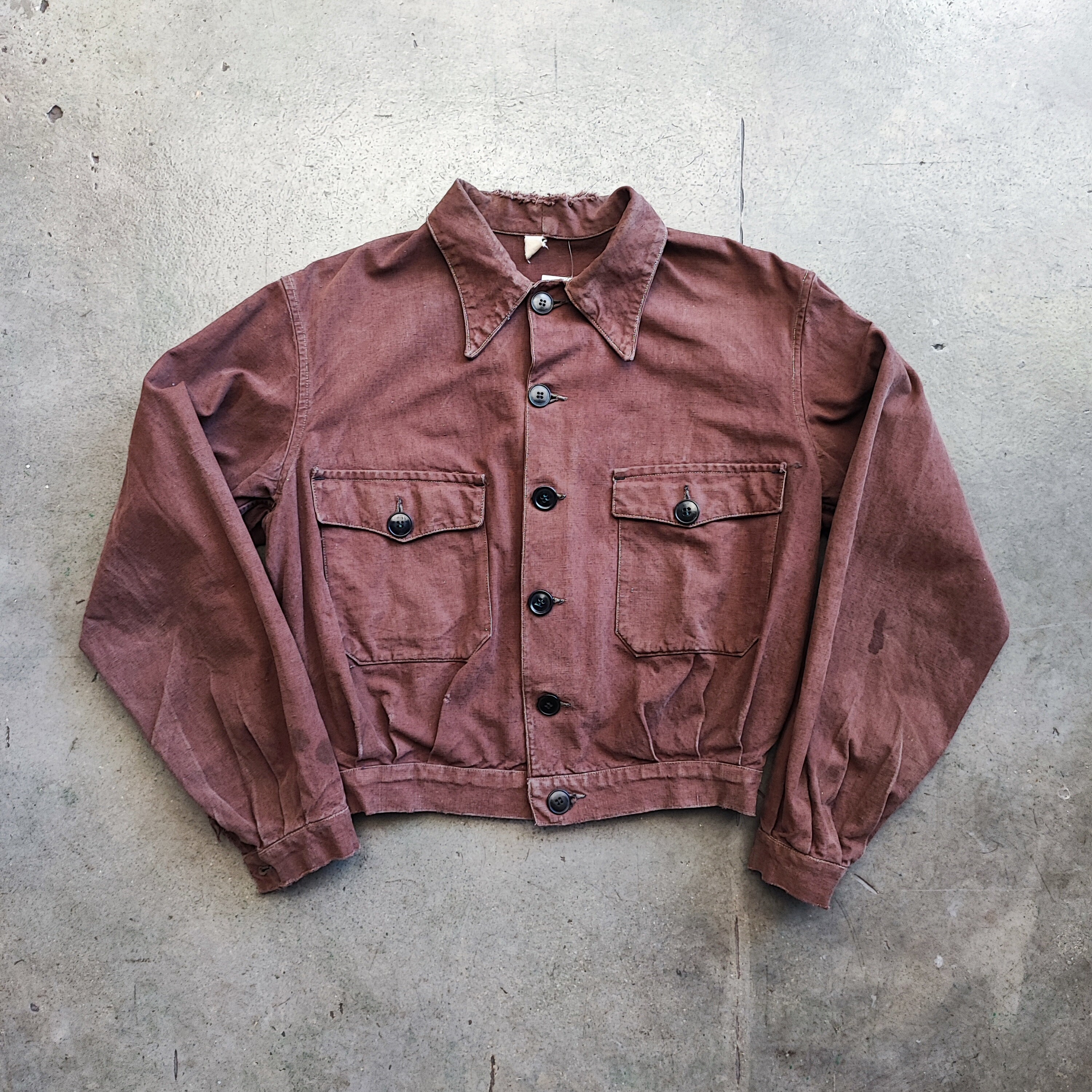 Circa 1930/40s French Métis Cotton / Linen Cyclist Jacket