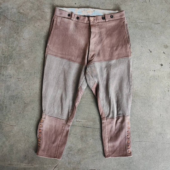 Circa 50s French whipcord hunting pant / classic … - image 1