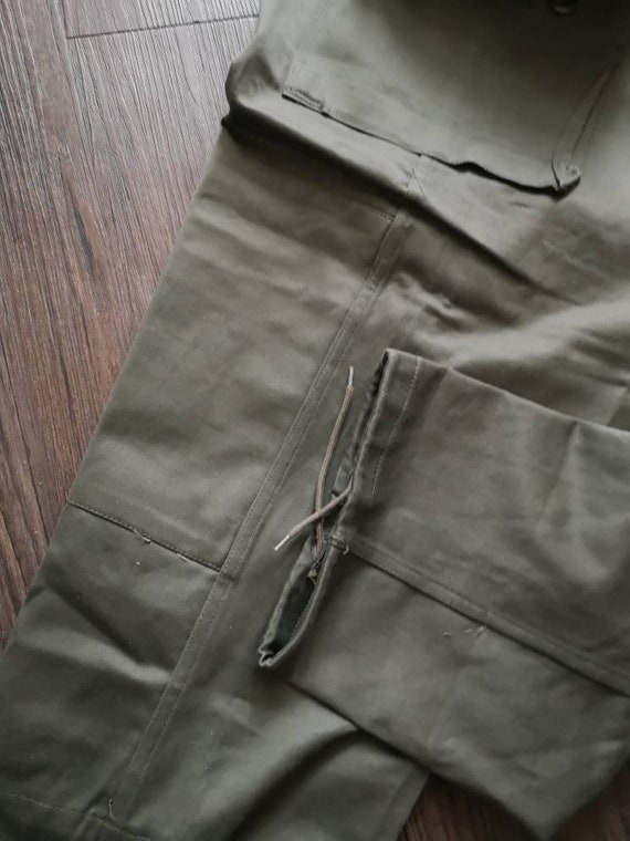 Circa 60s/70s french army M64 pant / Made in Fran… - image 5
