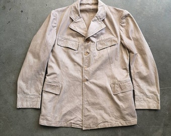 Circa 30s/40s French colonial Police AFN vareuse modified as civilian jacket / antique vintage classic workwear