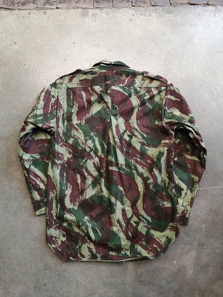 Circa 80s Portuguese Army Jungle Jacket / HBT Fabric / Made in - Etsy