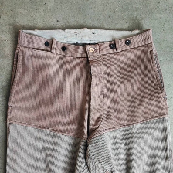 Circa 50s French whipcord hunting pant / classic … - image 4