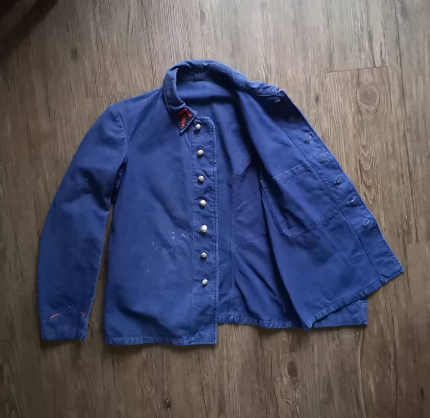 1930s Swiss Vintage Fireman Jacket Blue | Ug