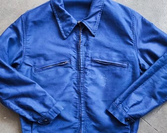 French Cyclist Style Work Jacket, XXL - Etsy French Cyclist Style Work Jacket, XXL - Etsy