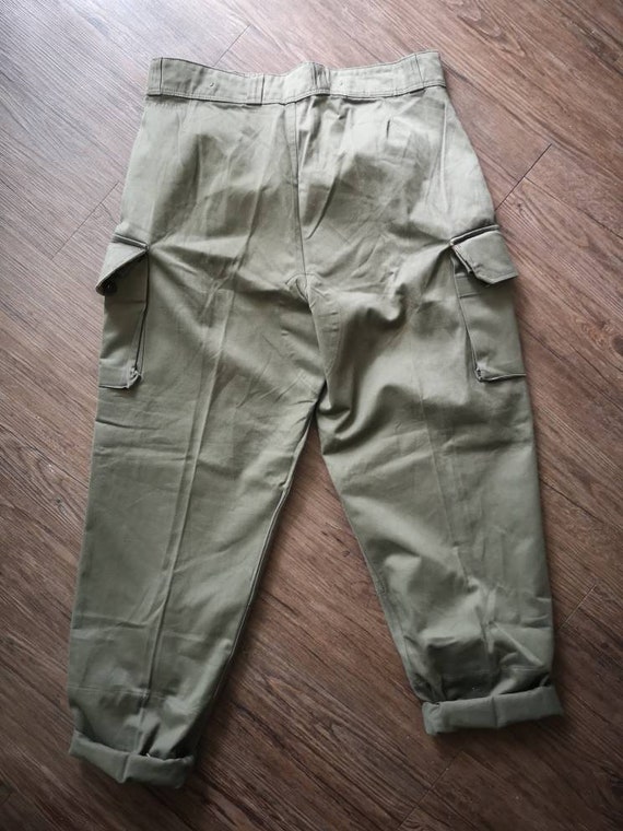 Circa 60s/70s french army M64 pant / Made in Fran… - image 3