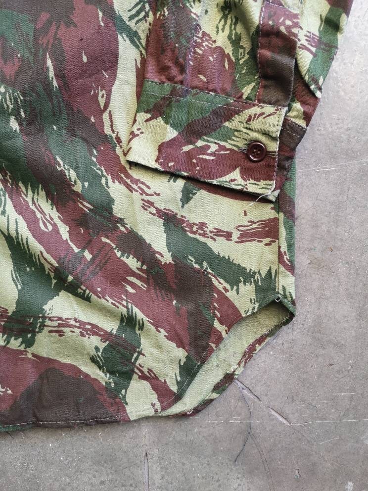 Circa 80s Portuguese Army Jungle Jacket / HBT Fabric / Made in - Etsy