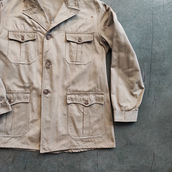 Circa 1950s French civilian Sahara jacket / made … - image 6