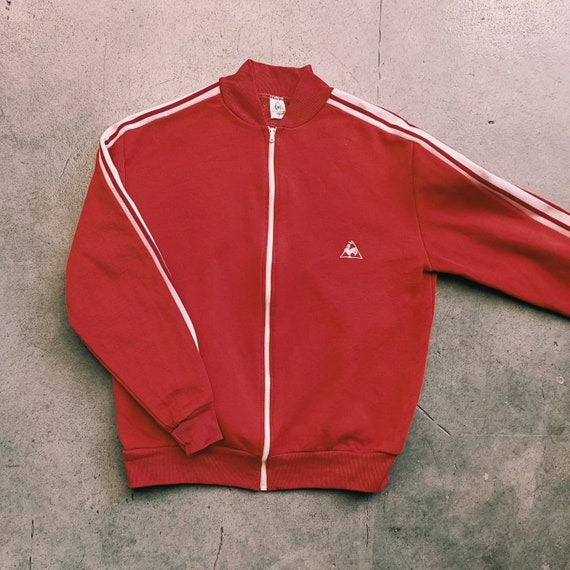 Circa 70s Le Coq Sportif 3 Stripes Track Jacket / Made in - Etsy