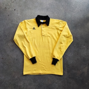 Circa 1970/80s Le Coq Sportif rugby jersey / Made in France / classic vintage sportswear fashion casual
