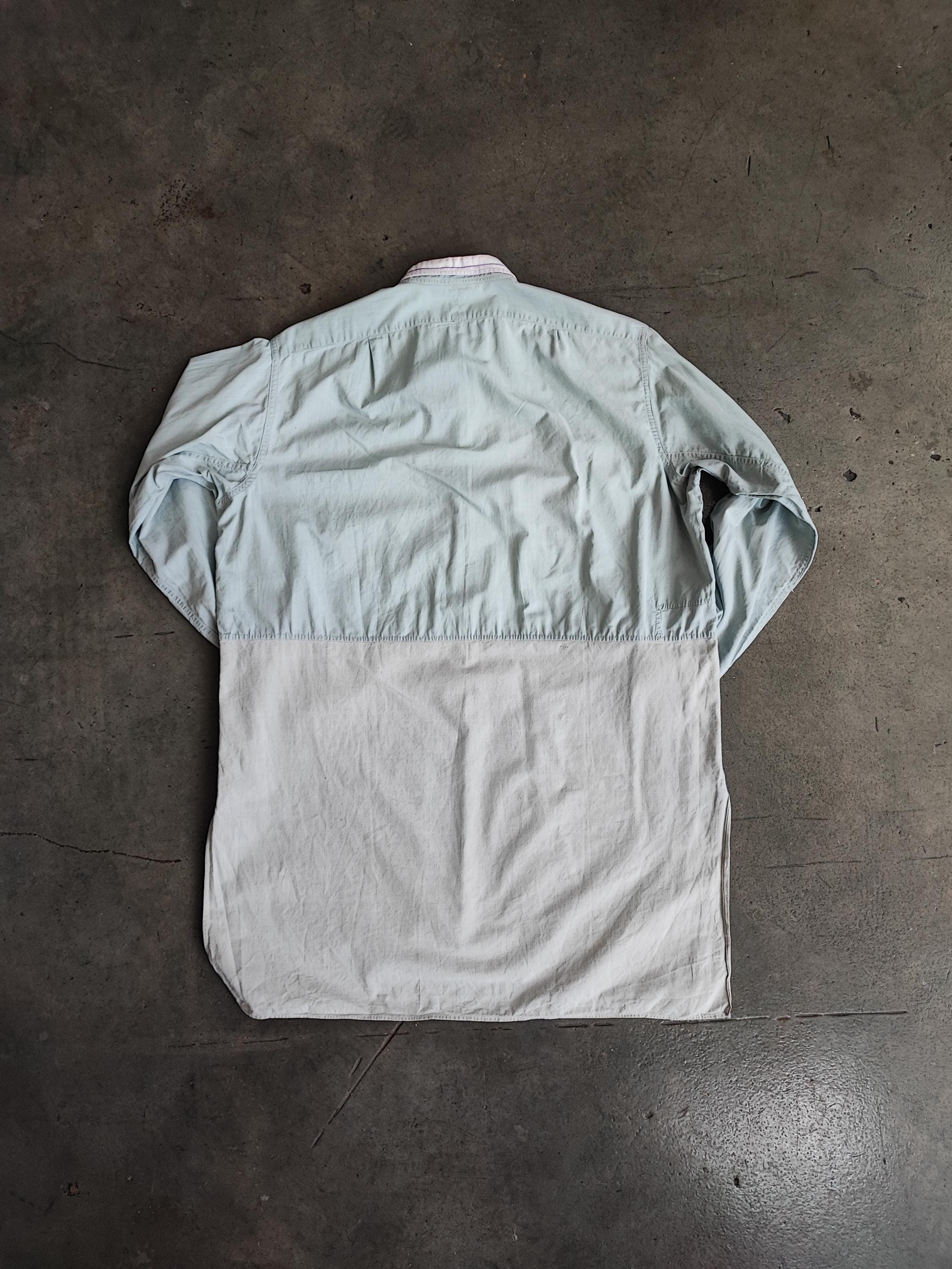 Circa 1930/40s French Pullover Cotton Shirt / Size XS - Small 