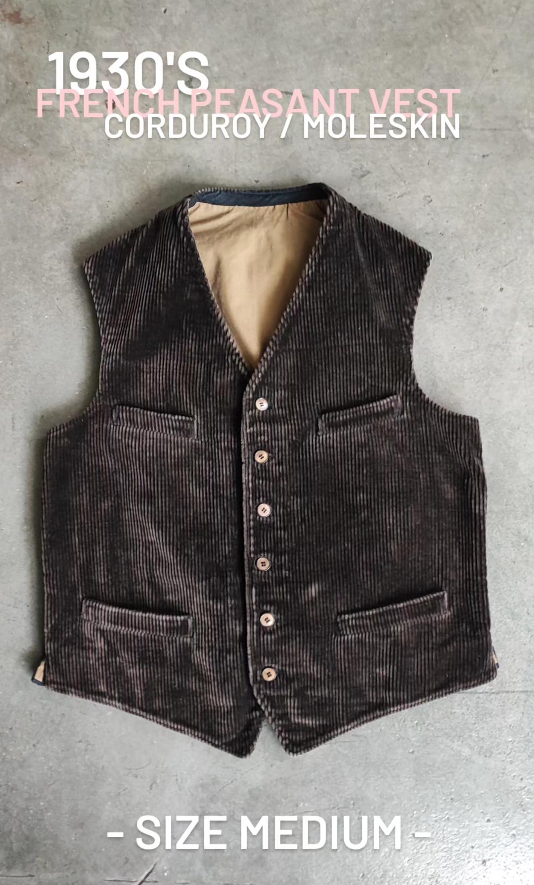 Vintage French Corduroy Vest - Etsy Vintage French Corduroy Vest - Etsy