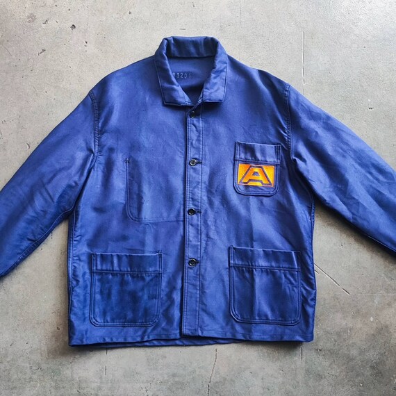 Circa 60s 70s French Moleskin Chore Jacket / Made in France / - Etsy