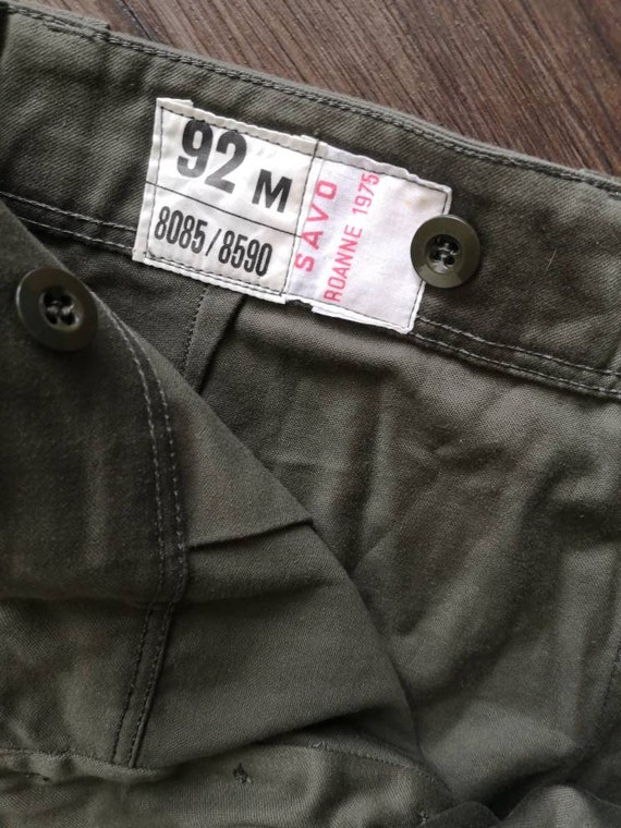 Circa 60s/70s french army M64 pant / Made in Fran… - image 8