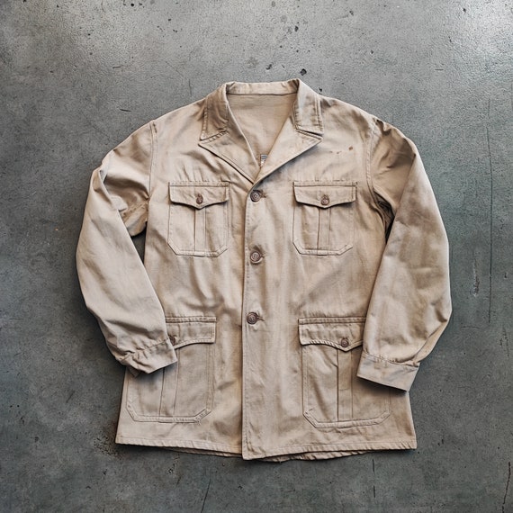 Circa 1950s French civilian Sahara jacket / made … - image 1