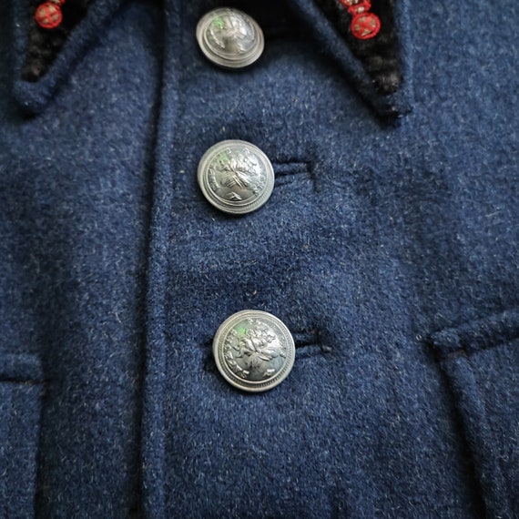Circa 1940/50s French fire fighter wool jacket / … - image 7