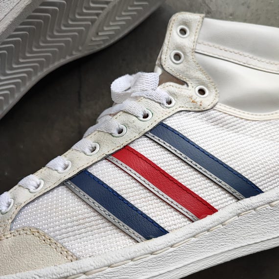 Buy Late 1980s Adidas Americana Made in Morocco Size 40 Classic Vintage Sportswear Fashion Casual Dassler Design Heritage Ventex Basketball Online in India Etsy