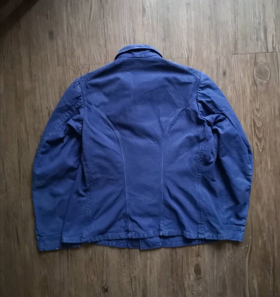 Late 30s French Firefighter Jacket / Made in France / Indigo Late 30s French Firefighter Jacket / Made in France / Indigo