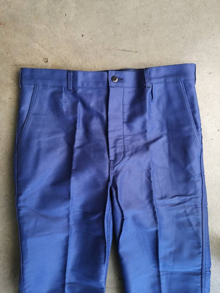 Circa 80s French Moleskin Pant / Made in France / Deadstock Etsy