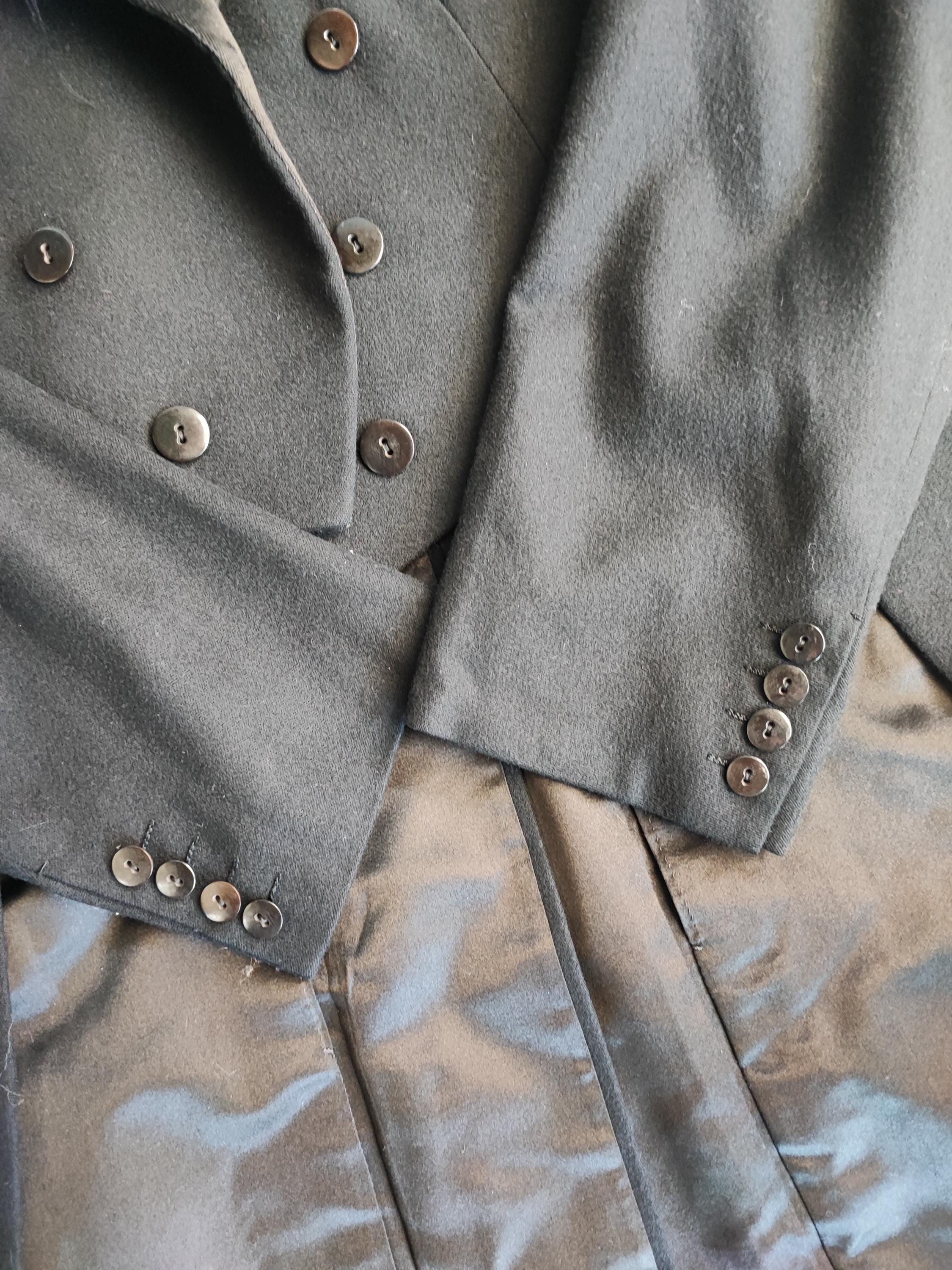 30s french bespoke wool tailored jacket 【公式通販】