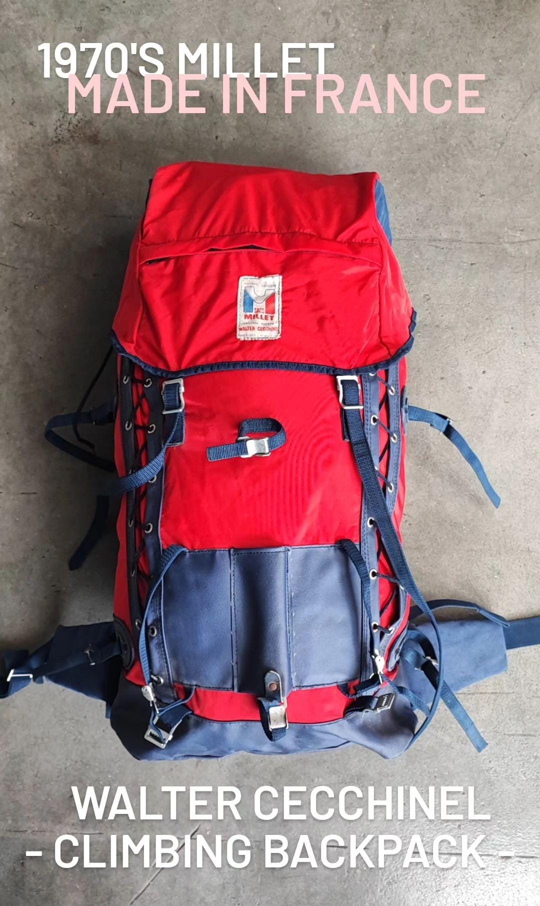 Vintage backpack millet - Etsy 日本