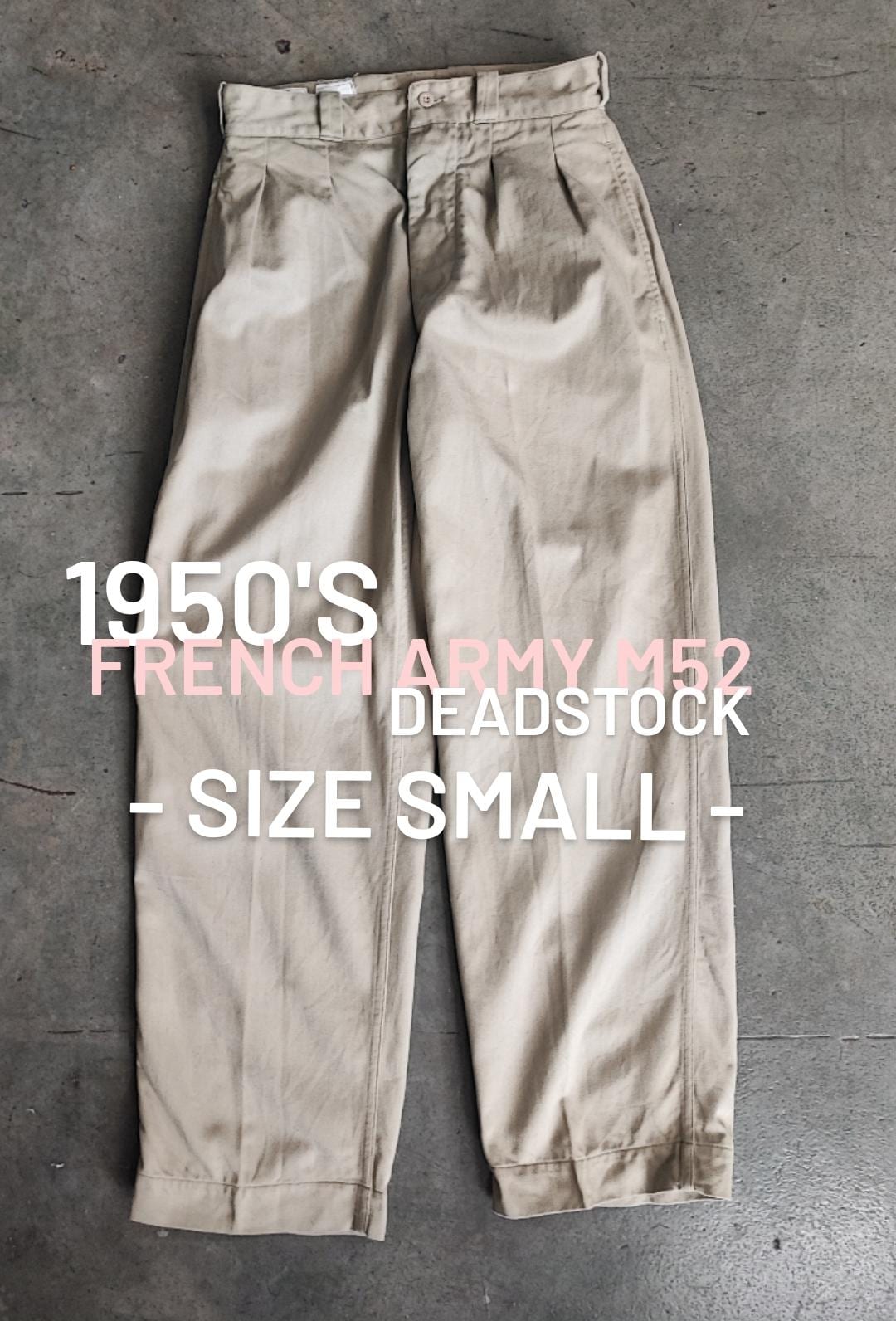 M 52 French Chinos - Etsy