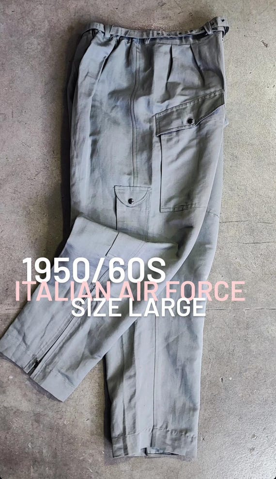 パンツ ITALIAN AIRFORCE PIROT TROUSERS 60 70s DEADSTOCK 60's~70's ITALIAN AIRFORCE PIROT TROUSERS デッド