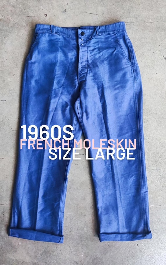 【Deadstock】 60s French Cotton Work Pants Deadstock】 60s French Cotton Work Pants