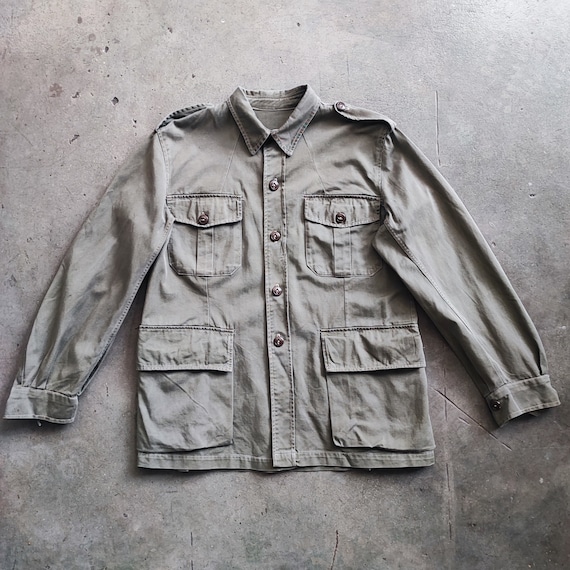 Circa 1950s Canadian Army Bush Jacket Classic Vintage Militaria