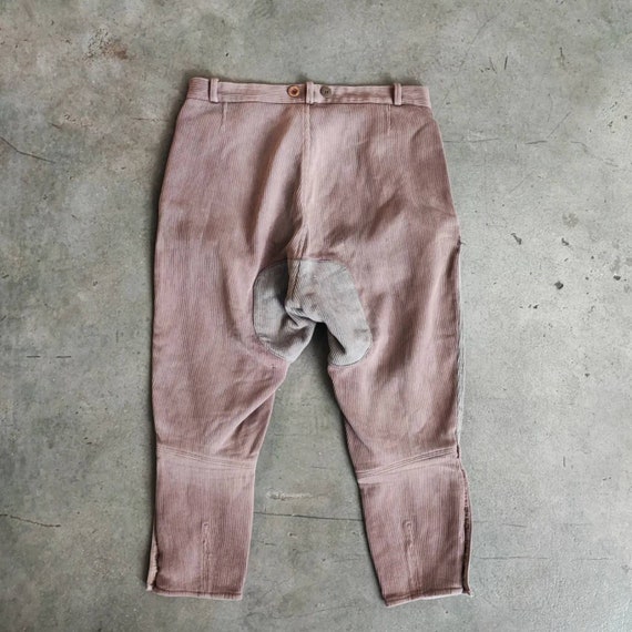 Circa 50s French whipcord hunting pant / classic … - image 5