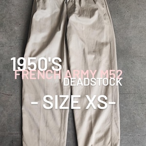 50s フランス軍 M52 french army 22 M 52 French Chinos - Etsy