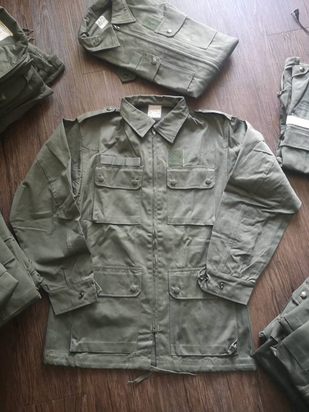 Og 70s/80s French Army Airborne Combat Jacket / Vintage