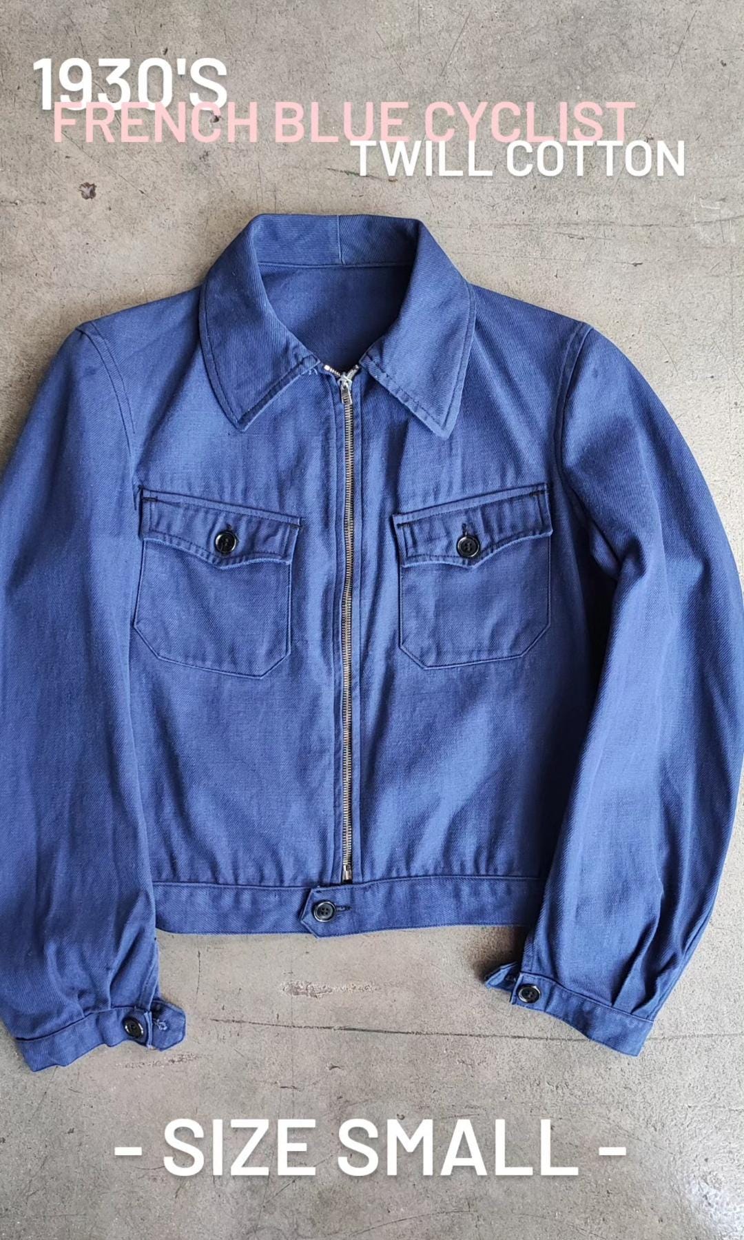 ジャケット・アウター euro vintage cotton twill work jacket Retro Jacket Short Canvas Workwear Jacket Mens Casual Zipper