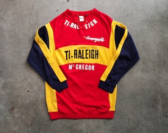 1978/79 french cycling Ti-Raleigh Team jersey Awesome classic design jersey / Made in France / classic vintage sportswear fashi