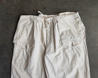 Circa 1950s French Army Alpine Hunter Cotton Over Pant