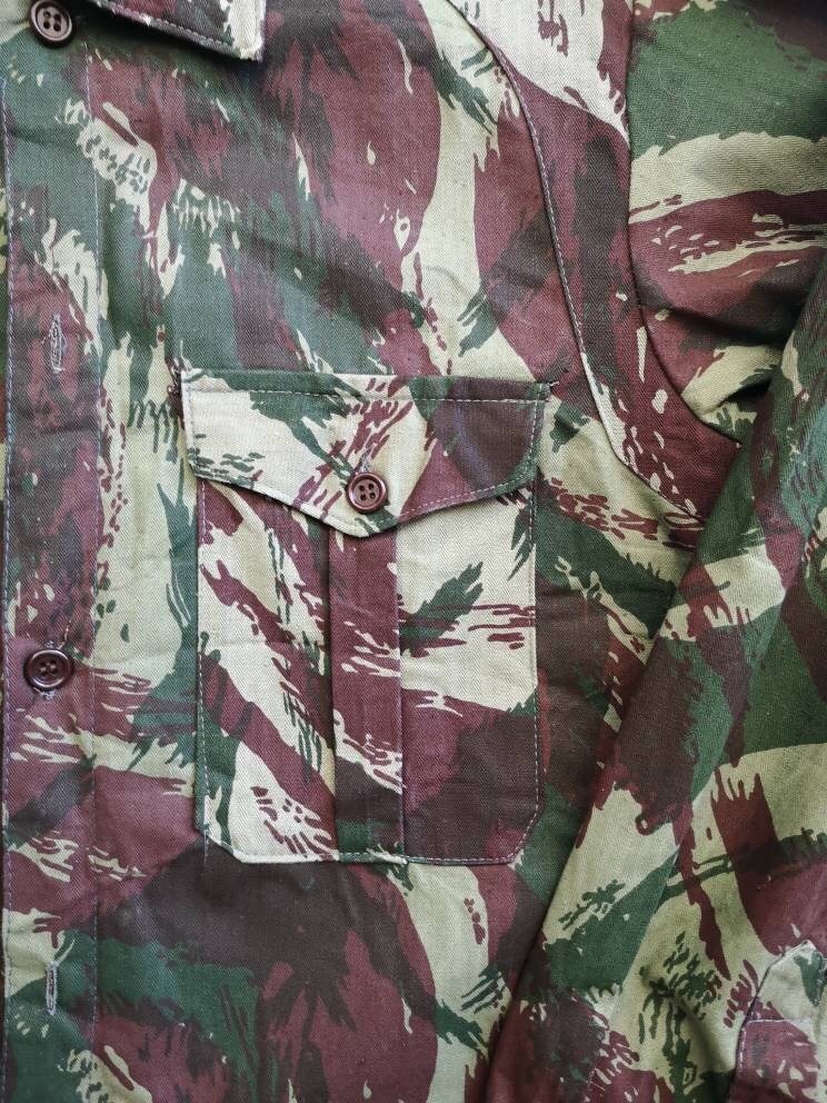 Circa 80s Portuguese Army Jungle Jacket / HBT Fabric / Made in - Etsy