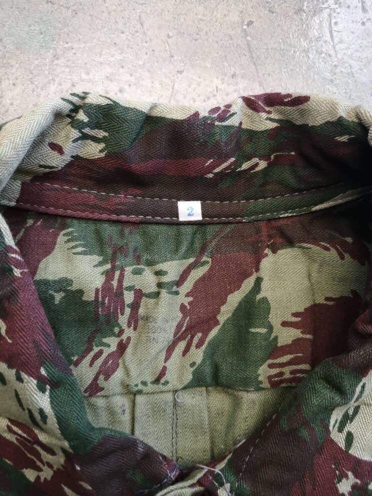 Circa 80s Portuguese Army Jungle Jacket / HBT Fabric / Made in - Etsy