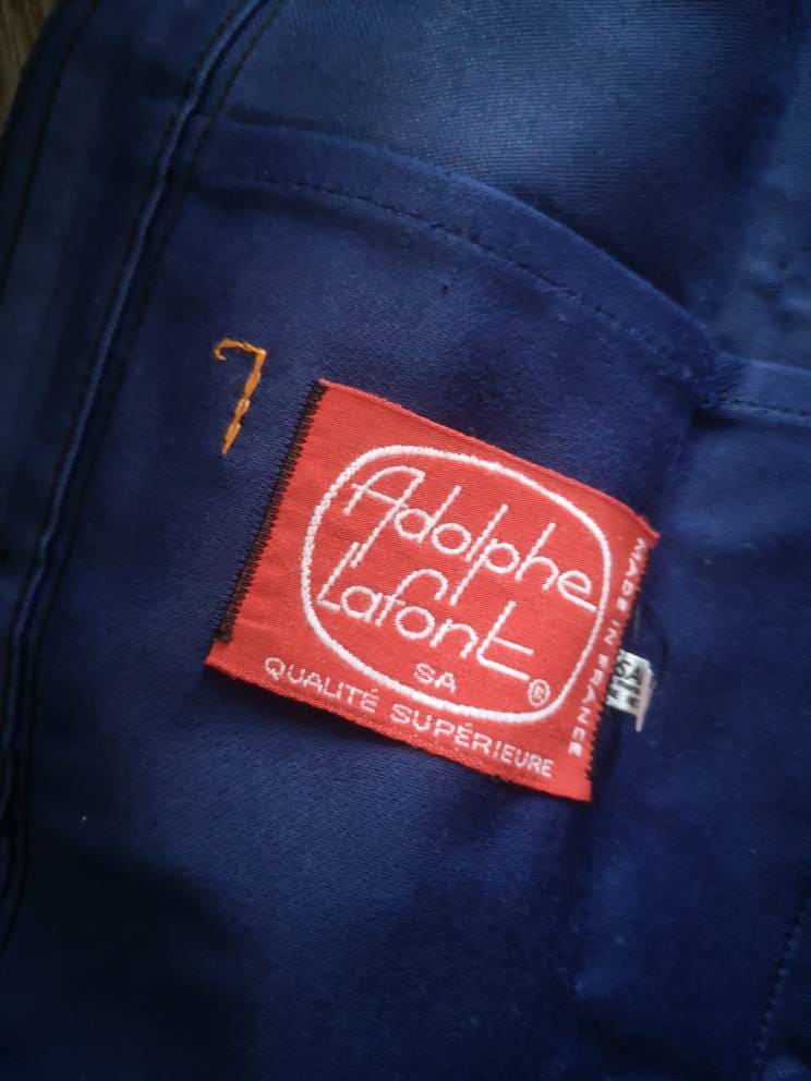 Circa 60s French moleskin workwear by Adolphe Lafont Made in Etsy