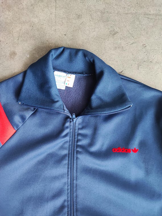 Vintage 1970s-1980'S Adidas VENTEX nylon jacket, men's size L Nylon blue type Vintage Second Hand
