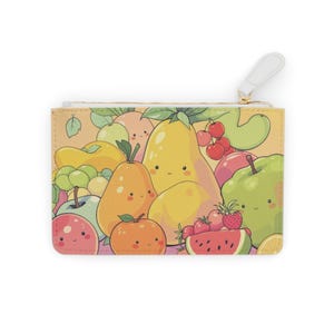 Cute Fruit Mini Clutch Bag | Reusable Makeup Pouch, Fun Wallet, Eco-Friendly Gift, Summer Accessory, Kawaii Design