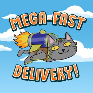 Mega Fast Delivery (Extra) 2x24 Hours| Funny Cartoon XX