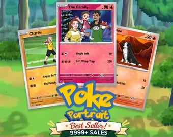 Personalized Anime Card Portrait: Custom Classic Trading Card Art
