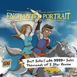 VERKOOP! Ontgoochelend portret op maat - Luci Cartoon Art Cartoon poster - Vaderdagcadeaus grappige cartoon S2