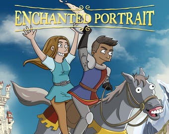 Retrato de dibujos animados de fantasía personalizado, ilustración de comedia oscura a partir de una foto divertida de dibujos animados S2