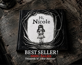 Custom Horror Storybook, Personalized Scary Halloween Book, Creepy Prank Gift for Kids & Teens, Psychological Thriller