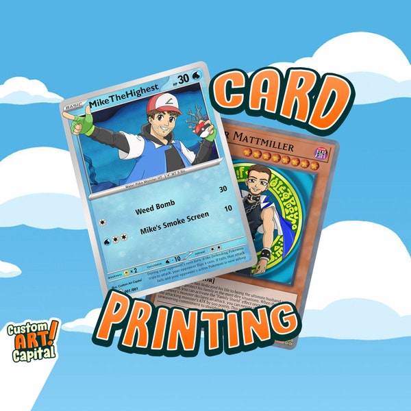 Print your artwork - Trading Card - Funny Cartoon X