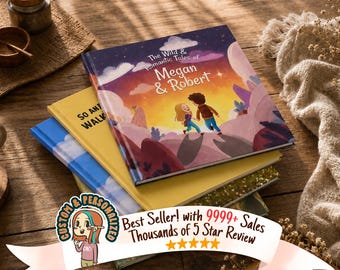 Fully Custom Storybook, Personalized Illustrated Book, Create Your Own Story, Hand Drawn Gift, Custom Couple Story Book