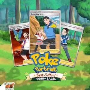 turn yourself and your loved ones into Pokémon with our customized options.  creating a truly unique and funny portrait that will leave everyone amazed. Give the best personalized gifts for Christmas, birthdays, weddings, anniversaries, and more.