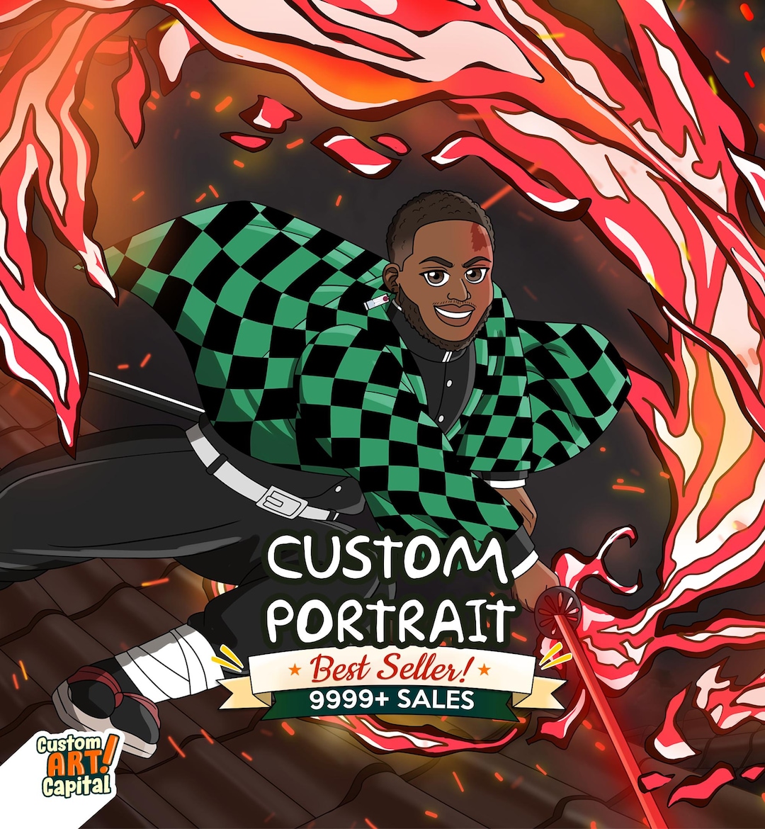 Customize Anime Custom Anime Portrait From Photo, Personalized Manga Style Art, Gift ...