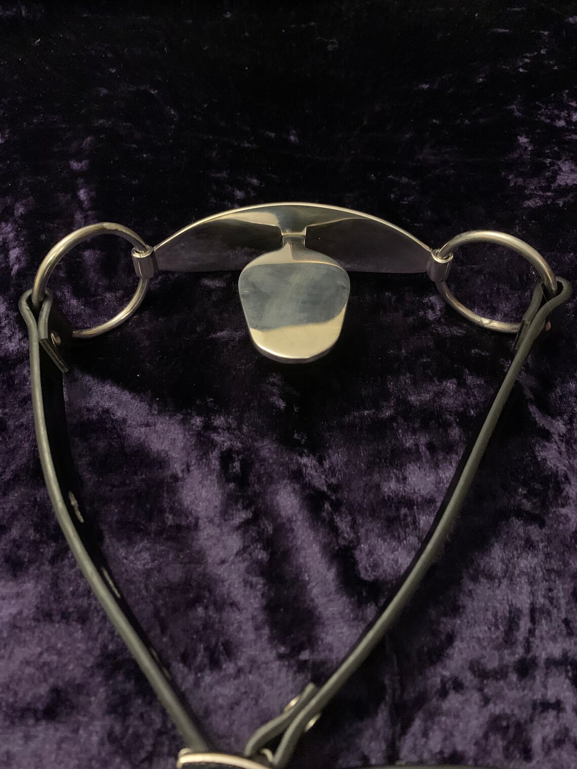 BDSM Tongue Flail Scolds Bridle Horse Gag Etsy
