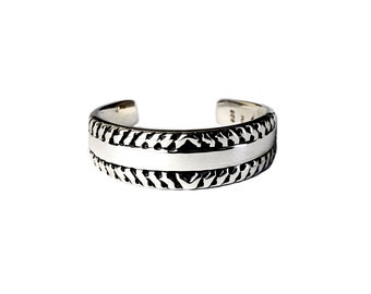 U! 925 Sterling Silver, Oxydé, Self Designed, Everyday Wear, Réglable, Robuste, Toe Ring Band, Pinky Ring